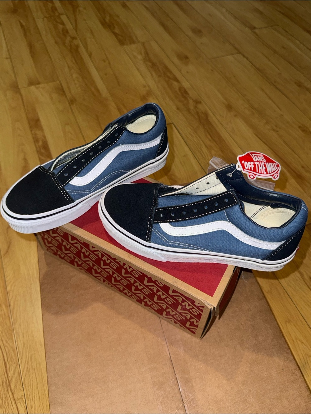 Vans Men’s, Women’s, Kids Slip-On Sneakers - Navy, Black & White